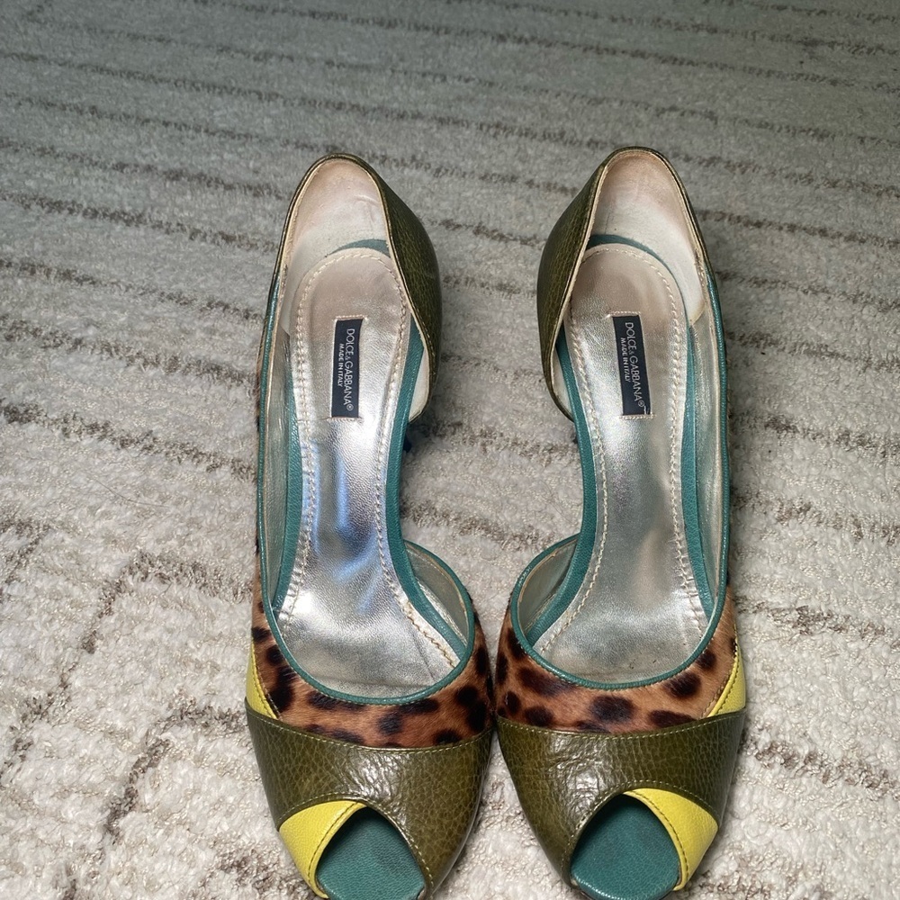 Dolce & Gabbana Multi-Color Heels EU size 39 - Picture 12 of 13